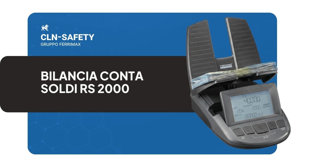 Conta 2000 Bilancia Conta Banconote e Monete RS 2000 (EUR/GBP/CHF)