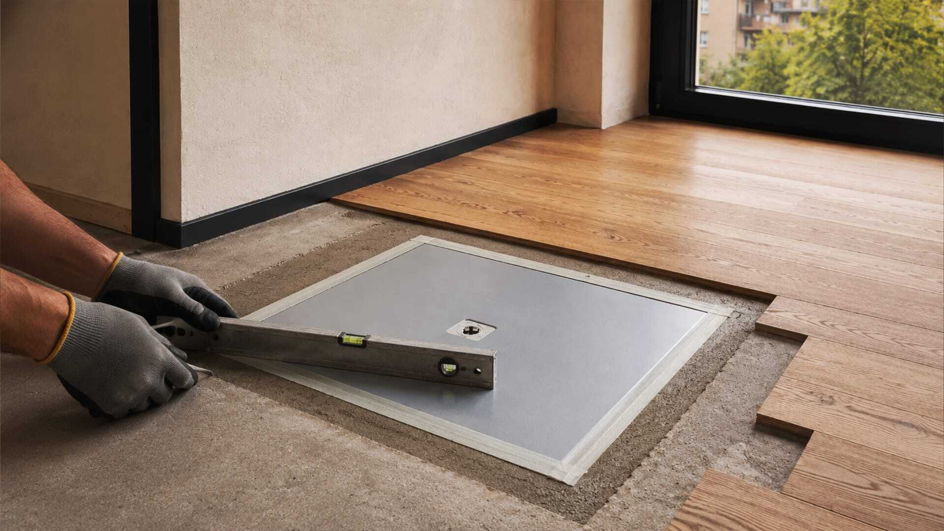 Installare cassaforte pavimento malta r4 cln safety