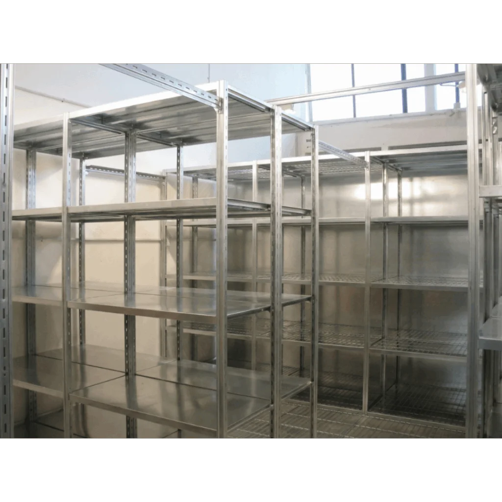 Scaffalature metalliche ad incastro