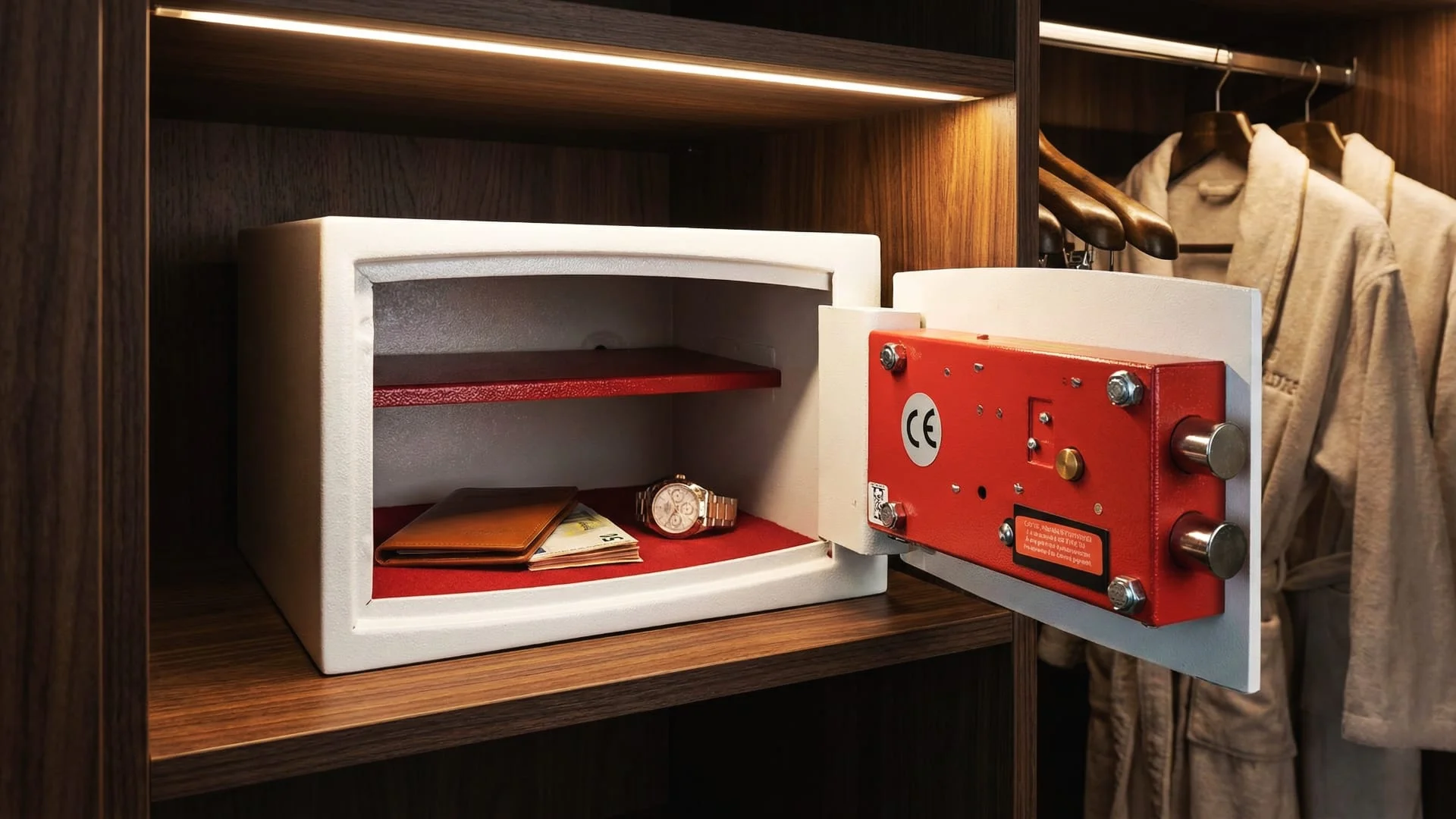 Scenari reali cassaforte da hotel moby light EL CLN Safety