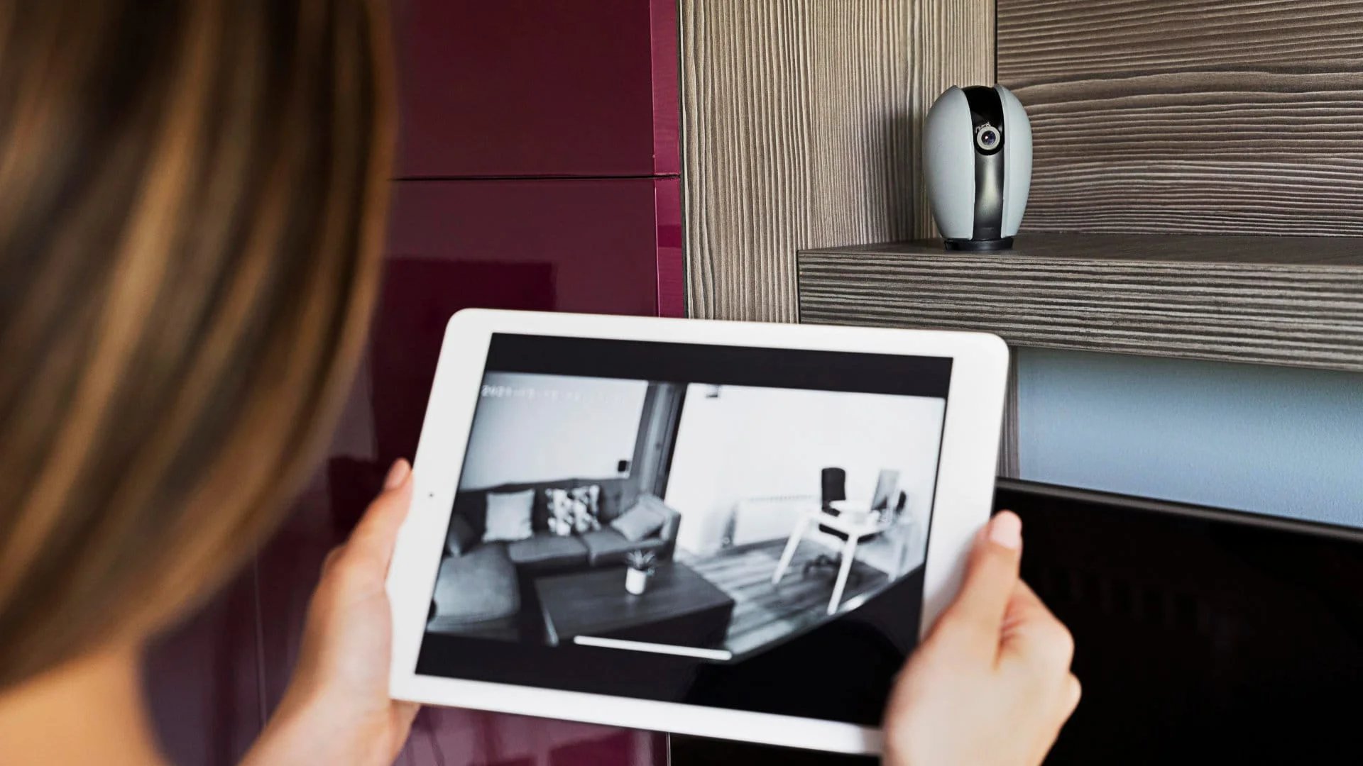 Applicazione per la videocamera di sicurezza, domotica