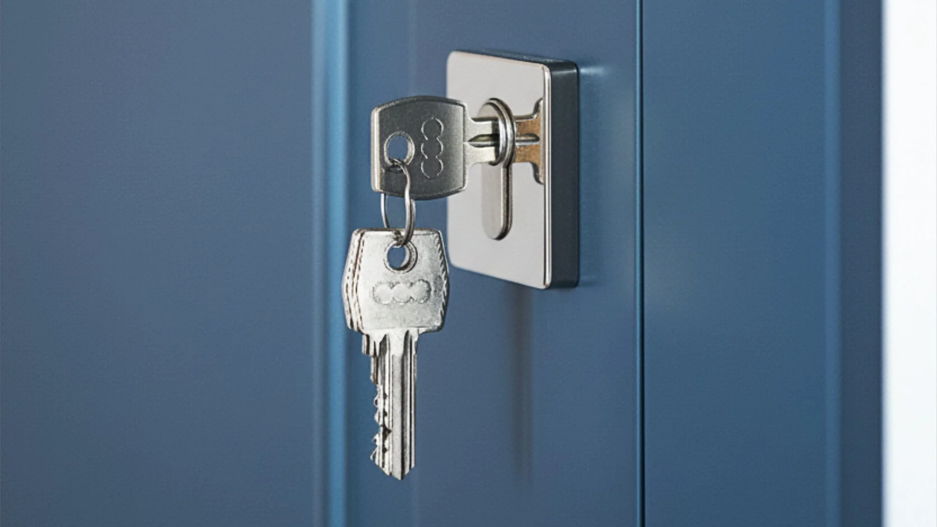 Porta con serratura con cilindro europeo certificato UNI EN-1303