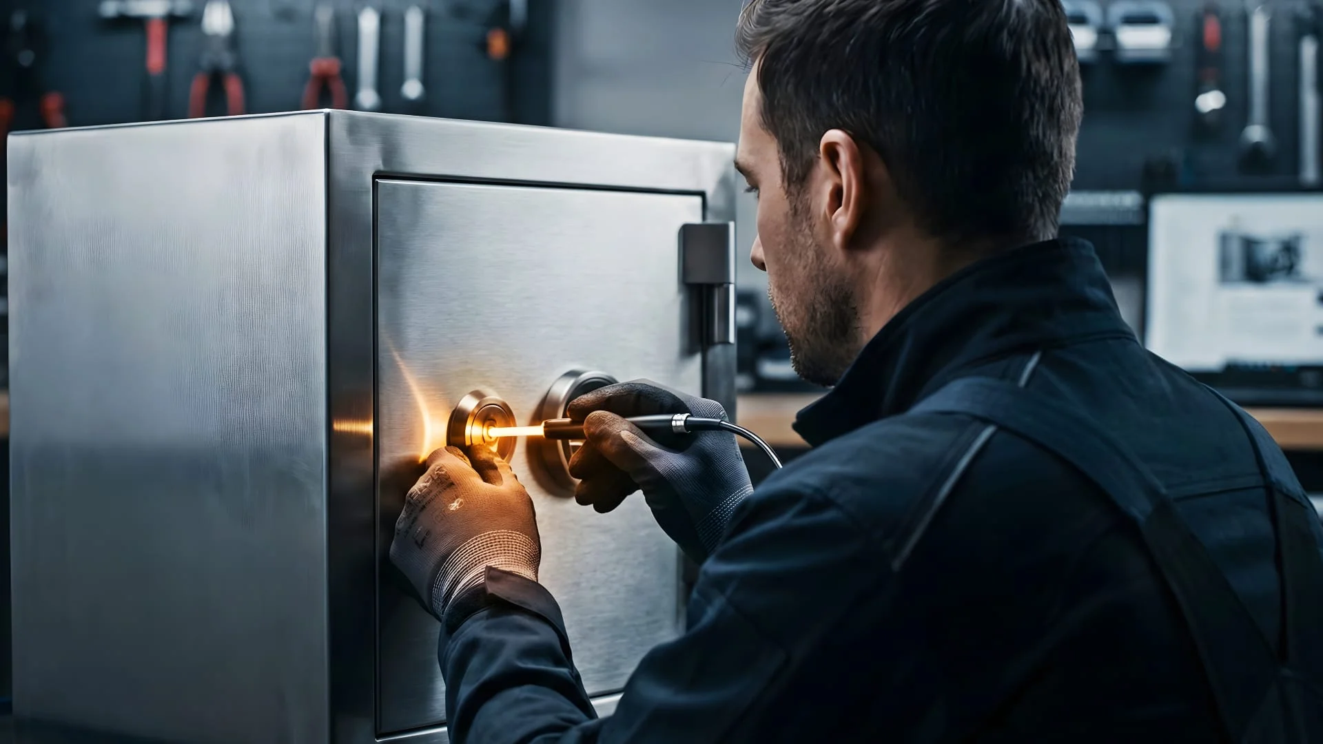 CLN Safety: tecnico di casseforti riapre in sicurezza una cassaforte