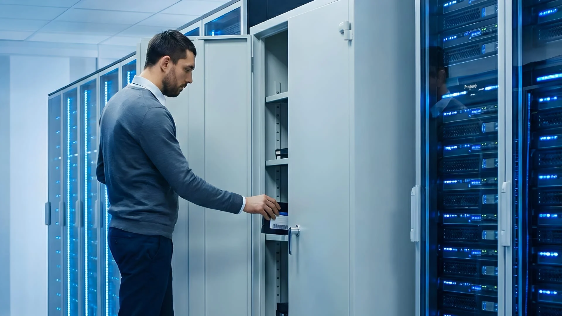 tecnico sistema armadio per dati