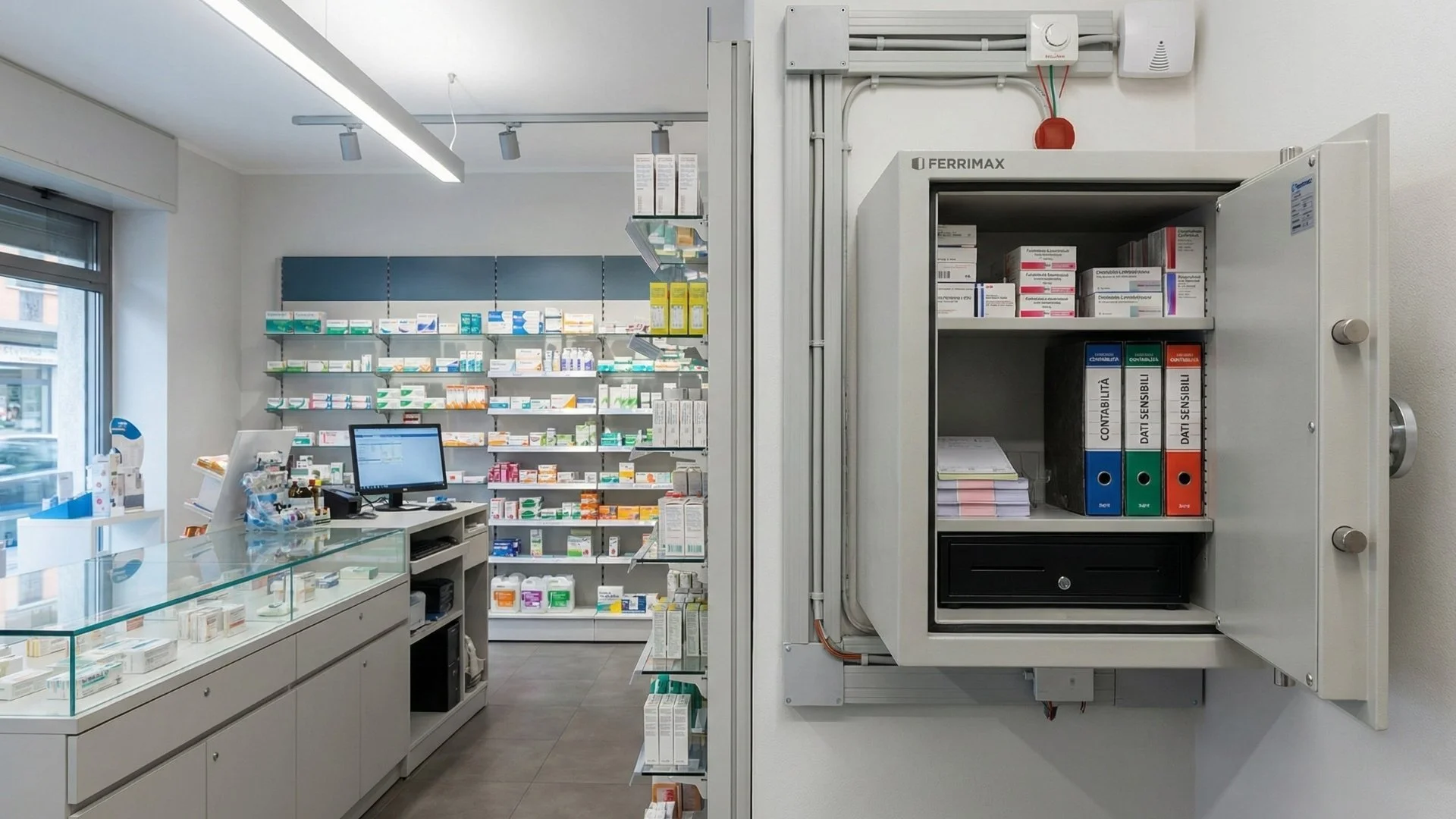 Cassaforte ferrimax cfr protezione certificata per valori e documenti