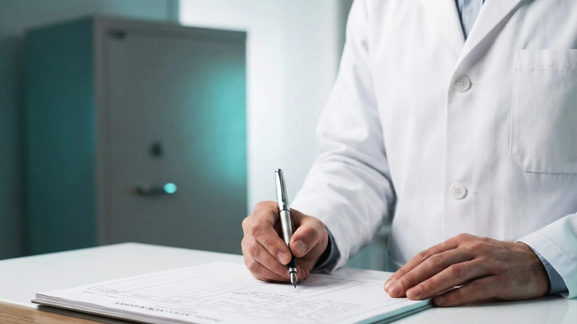 Farmacista compila con precisione il registro di carico e scarico stupefacenti, mantenendo allineati saldo documentale e giacenza fisica. CLN Safety