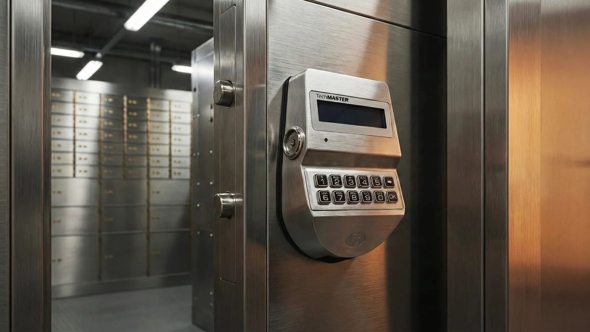 Tecnosicurezza techmaster serratura elettronica per casseforti e mezzi forti scenari reali CLN Safety