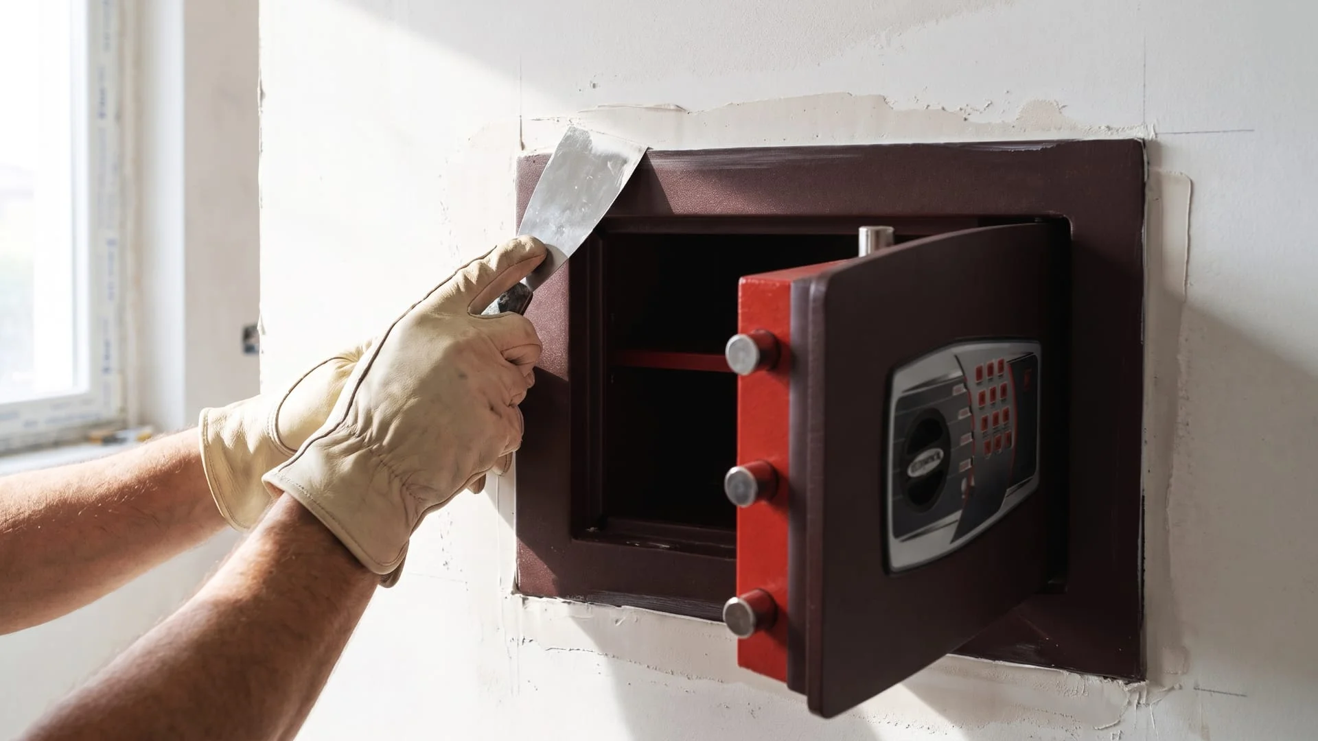 Installare cassaforte cartongesso a norma finitura cln safety