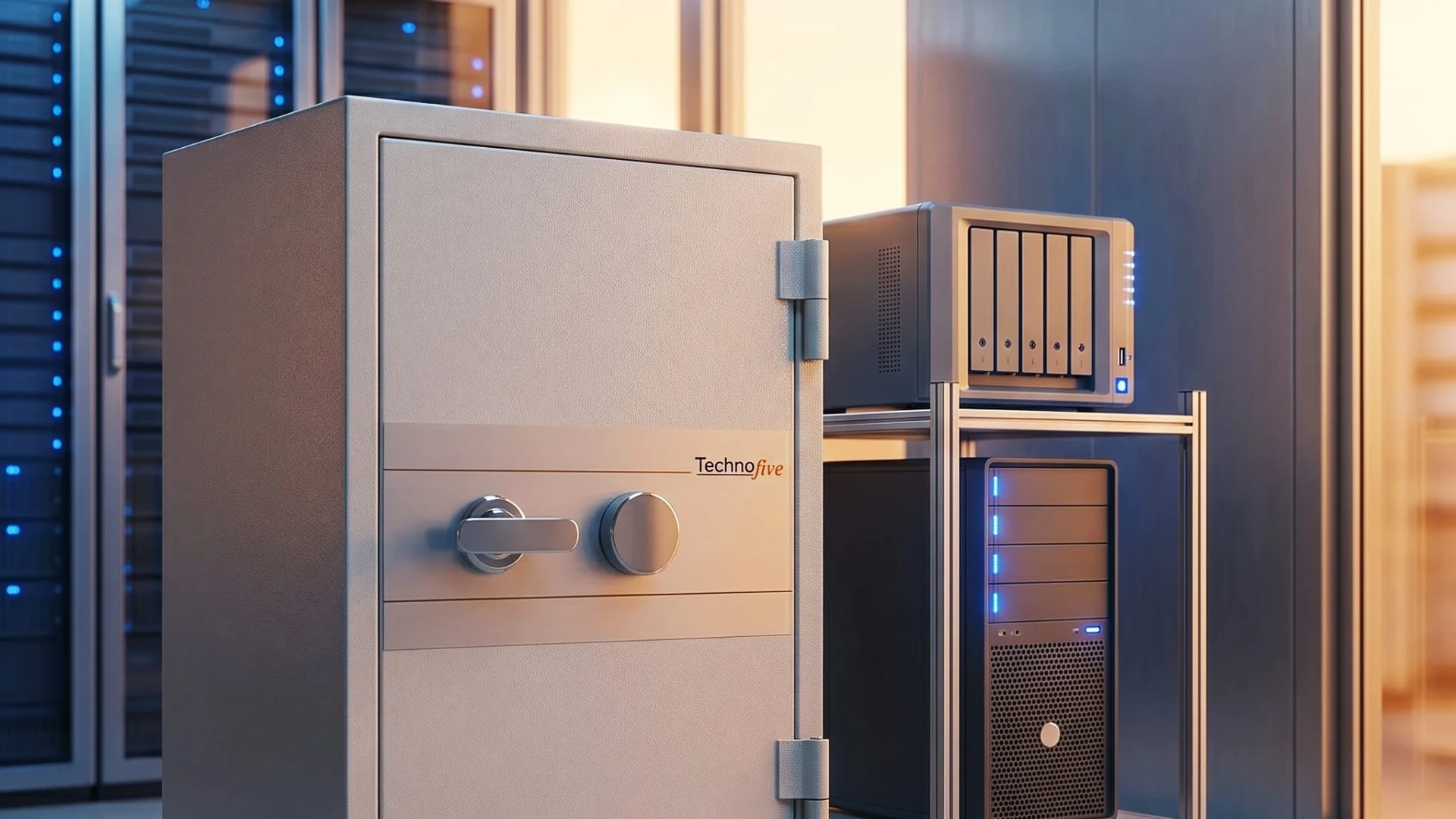 Protezione dati digitali nas armadio ngs cln safety