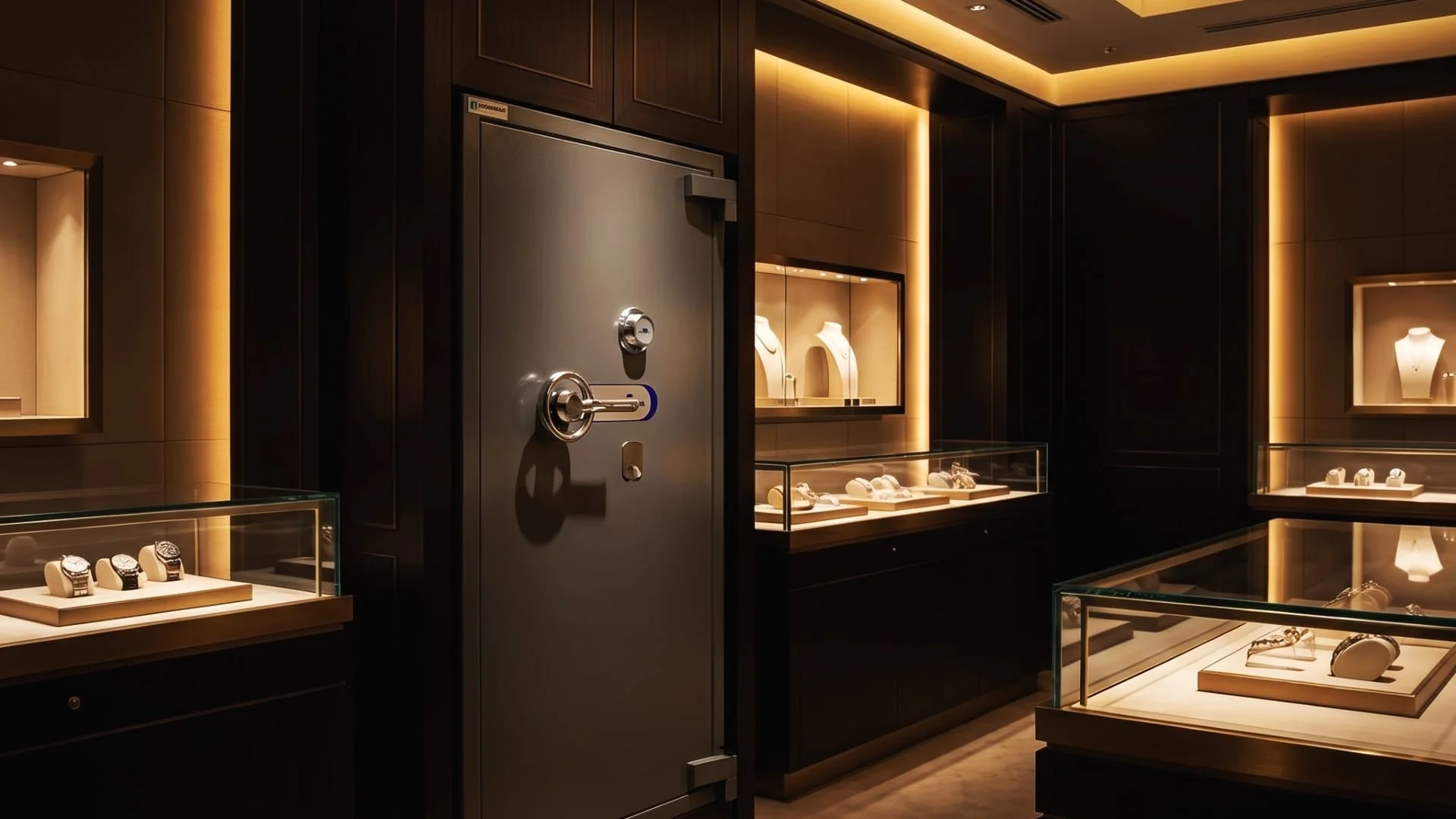 Sicurezza notturna boutique alta gioielleria cln safety