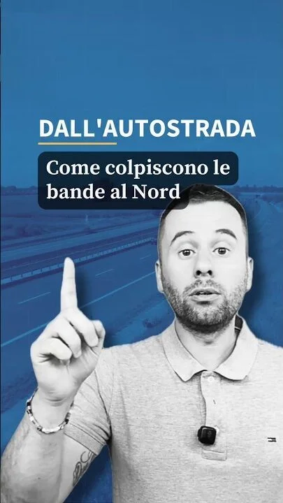 Furti al Nord: arrivano dall'autostrada e spariscono in 20 minuti #Shorts