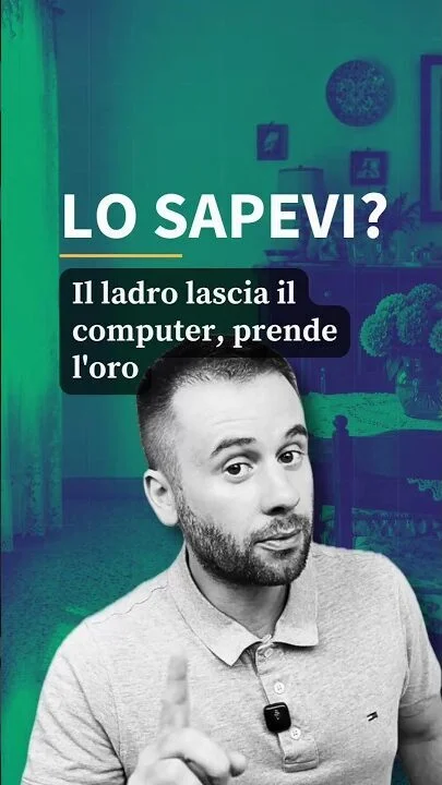 Perché i ladri lasciano il PC e portano via i gioielli. #Shorts