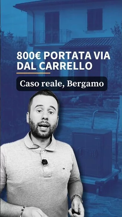 Cassaforte da 800€ portata via intera dai ladri. Il motivo. #Shorts