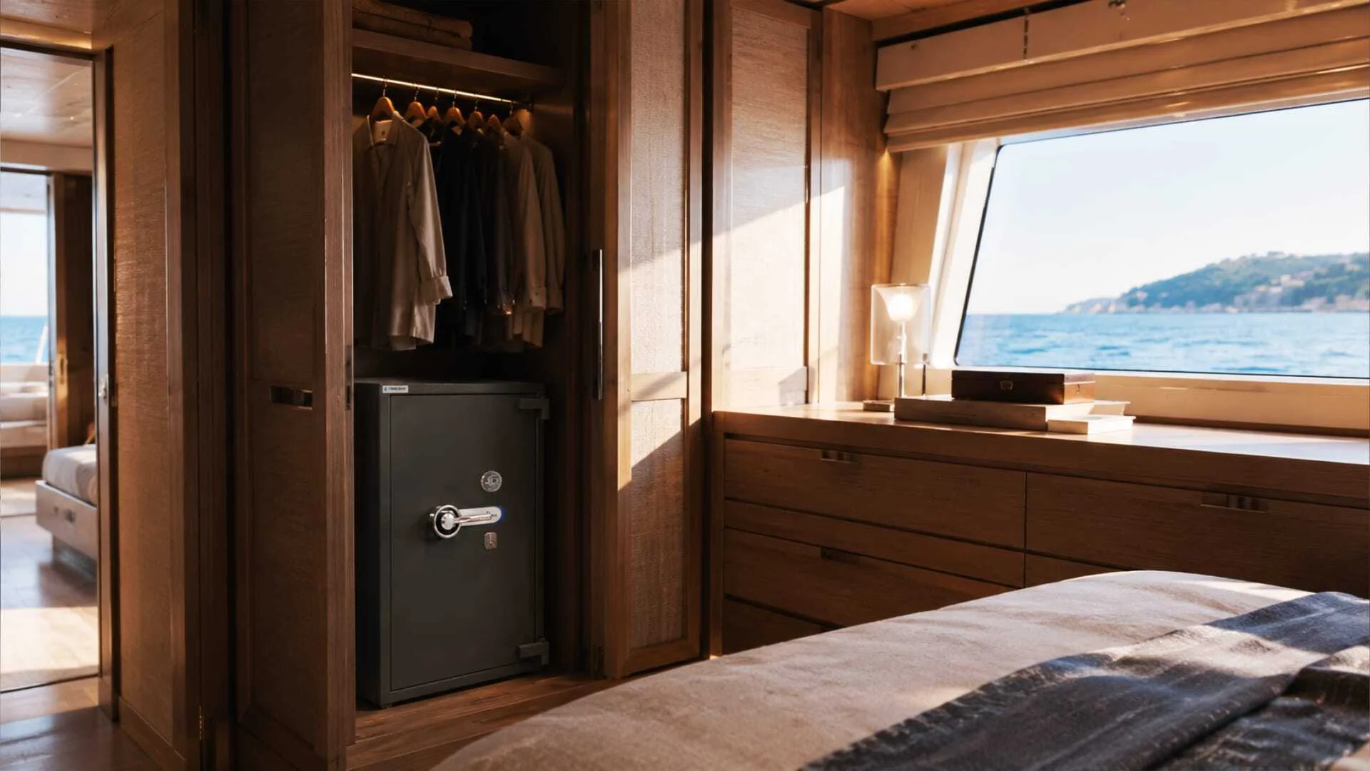 Cassaforte per yacht peso ingombro cln safety