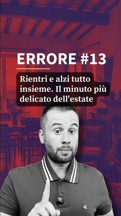 Rientro dalle ferie: non riaccendere tutto insieme. Errore #13 #Shorts