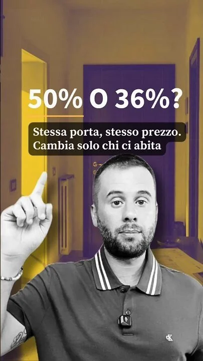 Bonus sicurezza 2026: 50% se sei proprietario, 36% se sei in affitto #Shorts