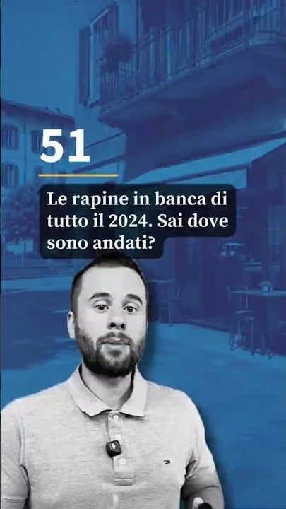 51 rapine in banca in tutto il 2024: dove si sono spostate #Shorts