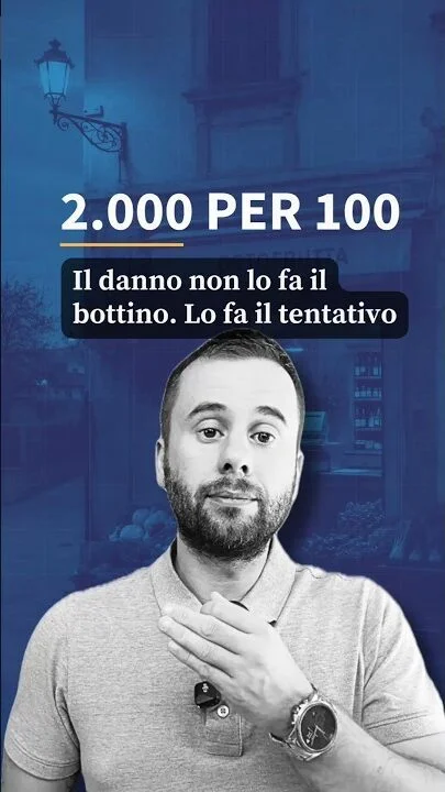 Furto in negozio: 2.000 euro di danni per 100 euro in cassa #Shorts