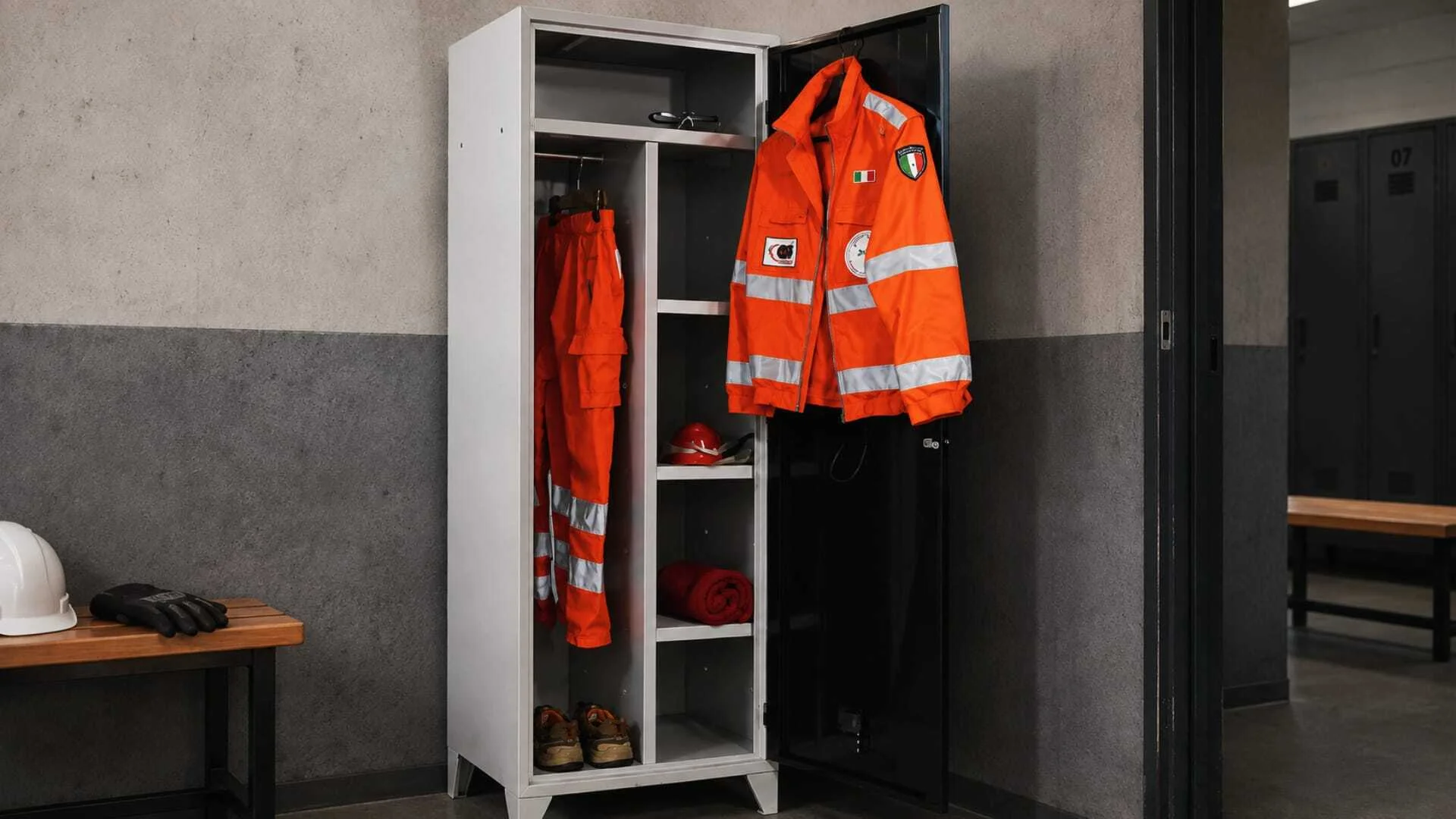 Scenari reali armadietti per spogliatoi specialistici cln safety