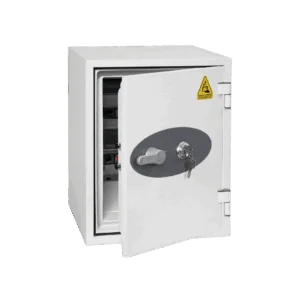 Cassaforte ignifuga batterie litio lithium bs aperta per stoccaggio batterie al litio cln safety