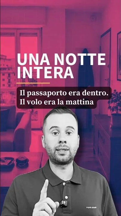 Cassaforte bloccata con il passaporto dentro: la notte prima del volo #Shorts