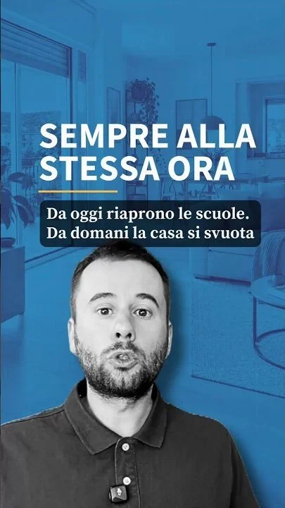 Riaprono le scuole: la casa si svuota ogni giorno alla stessa ora #Shorts
