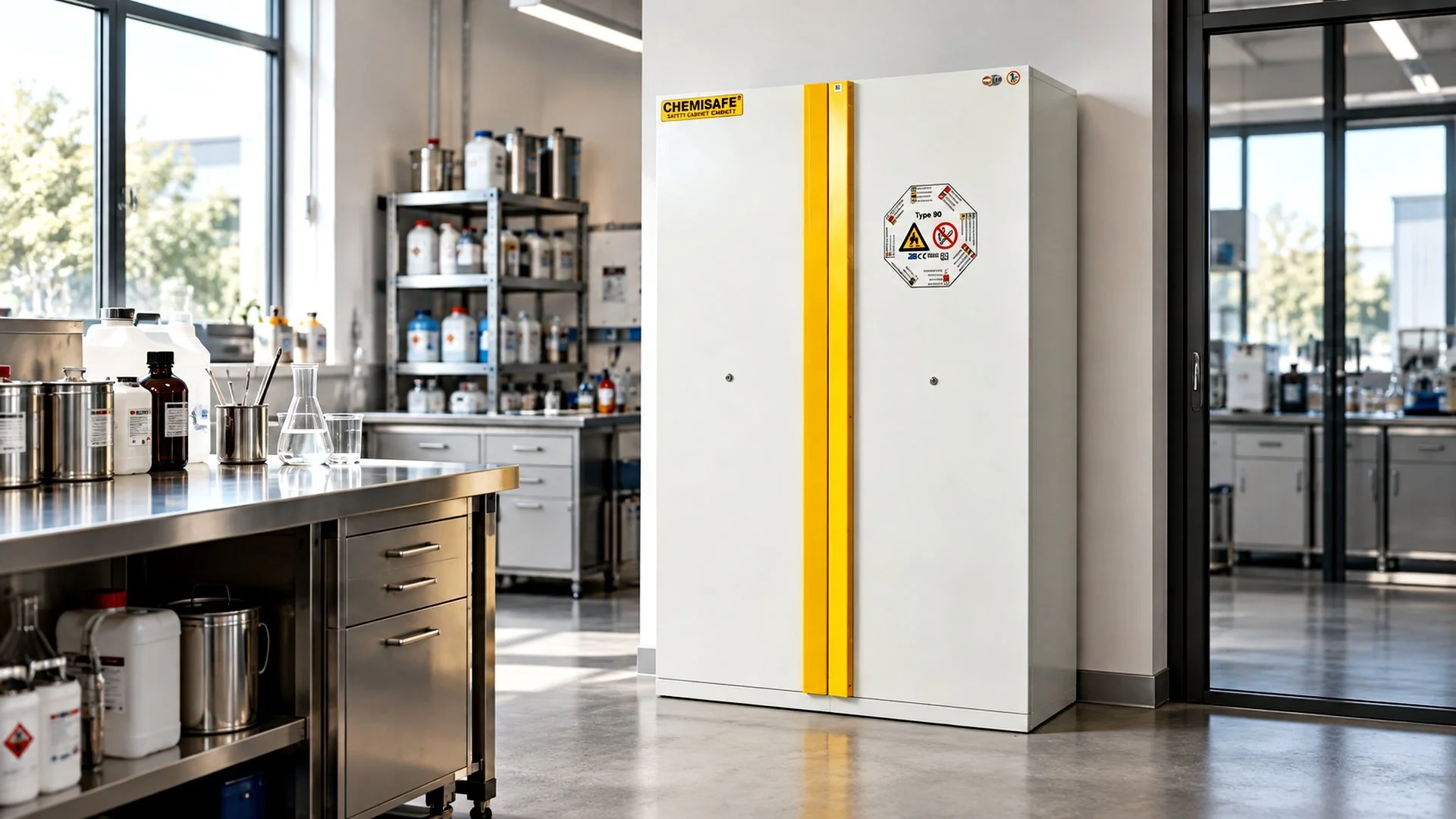 Armadio sicurezza liquidi infiammabili en 14470 1 cln safety