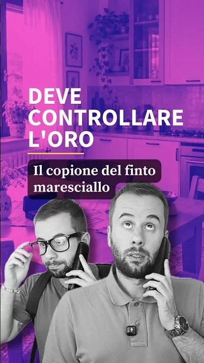 Il finto maresciallo che vuole controllare l'oro: cosa fare #Shorts
