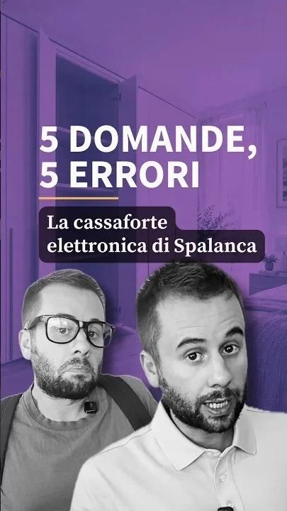 Cassaforte elettronica: cinque domande prima che non si apra #Shorts