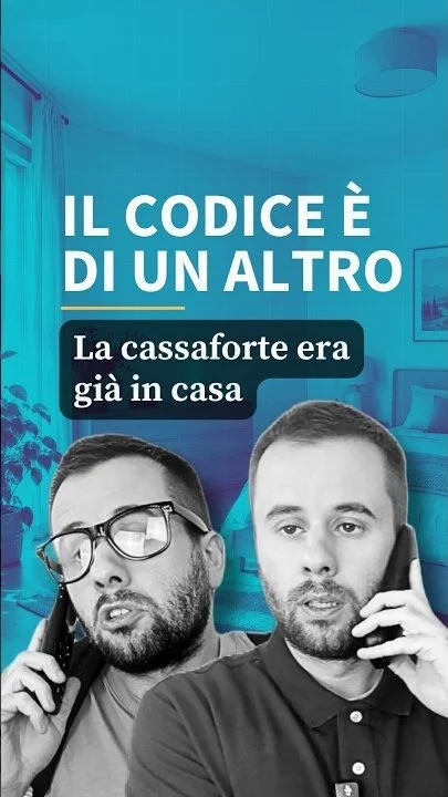 Hai comprato casa con la cassaforte? Il codice lo sa ancora lui #Shorts