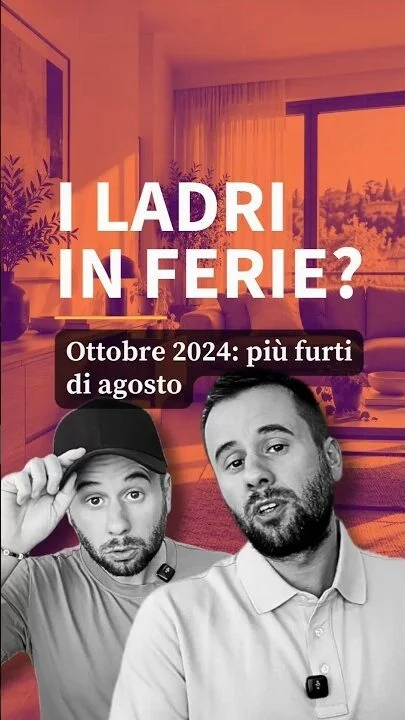 I ladri lavorano d'estate? Ottobre 2024: più furti di agosto #Shorts